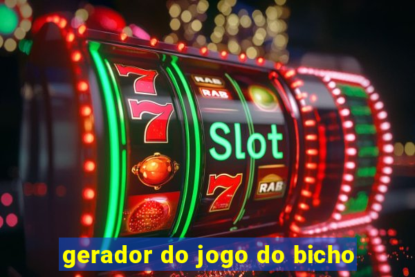 gerador do jogo do bicho